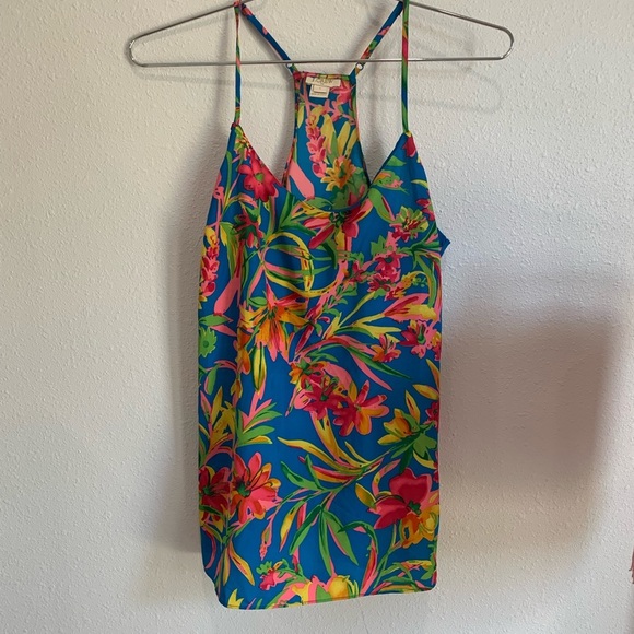 J.Crew tropical print tank‎ top. Women’s size 0 ((284) - Picture 7 of 13